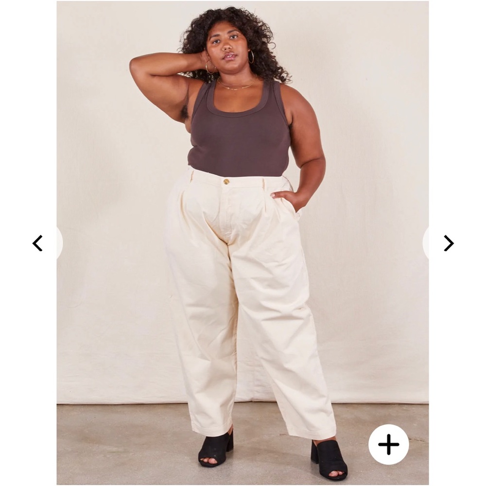BBP ivory trousers